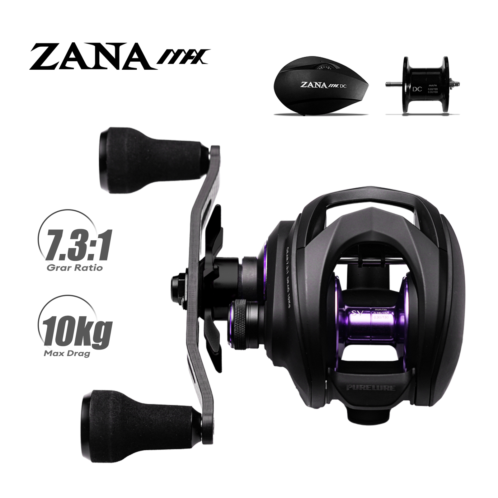 PURELURE ZANA MAX 10KG SV+DC D - Daiwa Reel Bg recension och pris