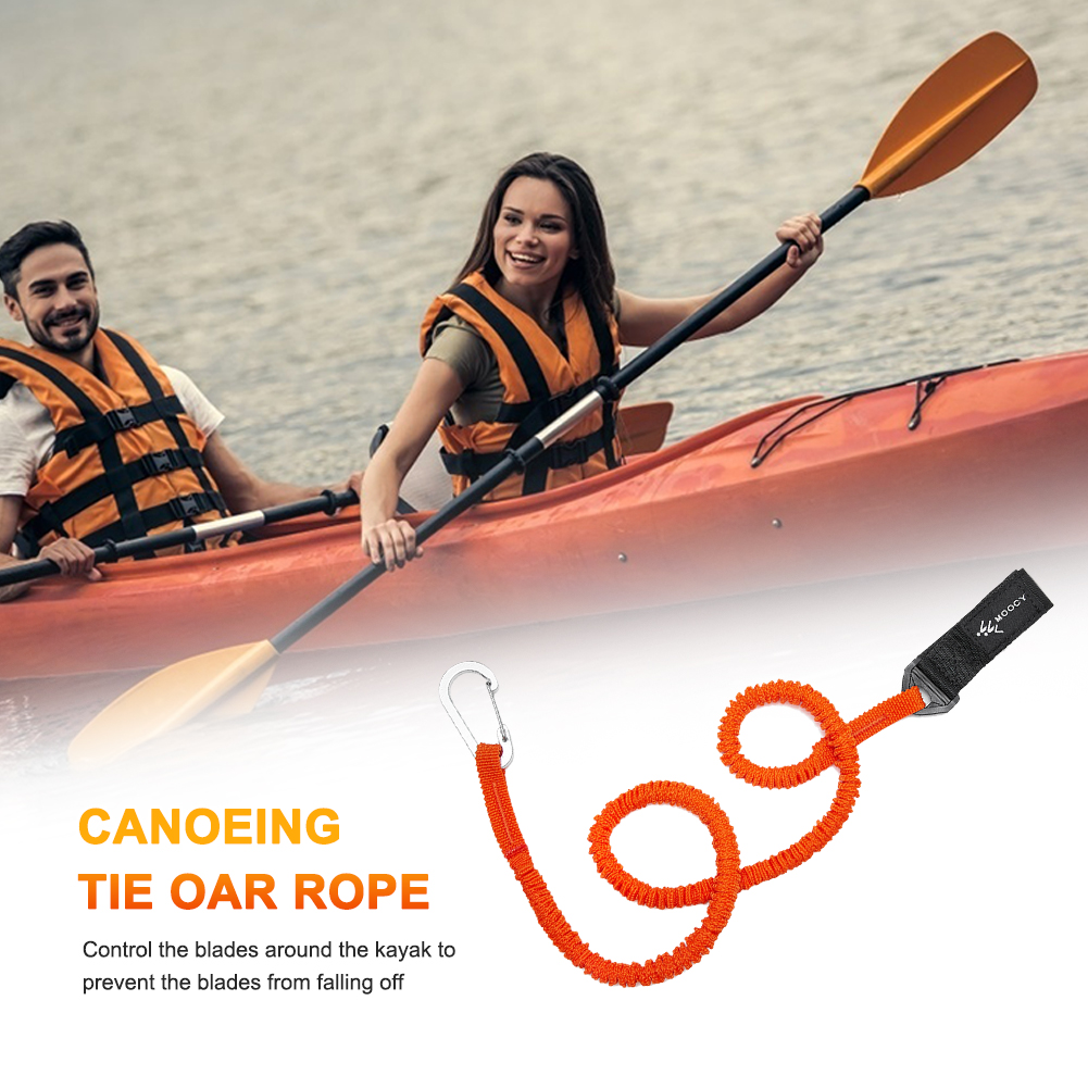 10-1PCS Elastic Kayak Canoe Pa - Fishing Kayak Paddle Leash recension och pris
