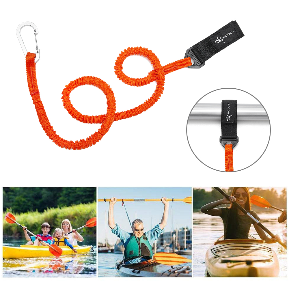10-1PCS Elastic Kayak Canoe Pa - Fishing Kayak Paddle Leash recension och pris
