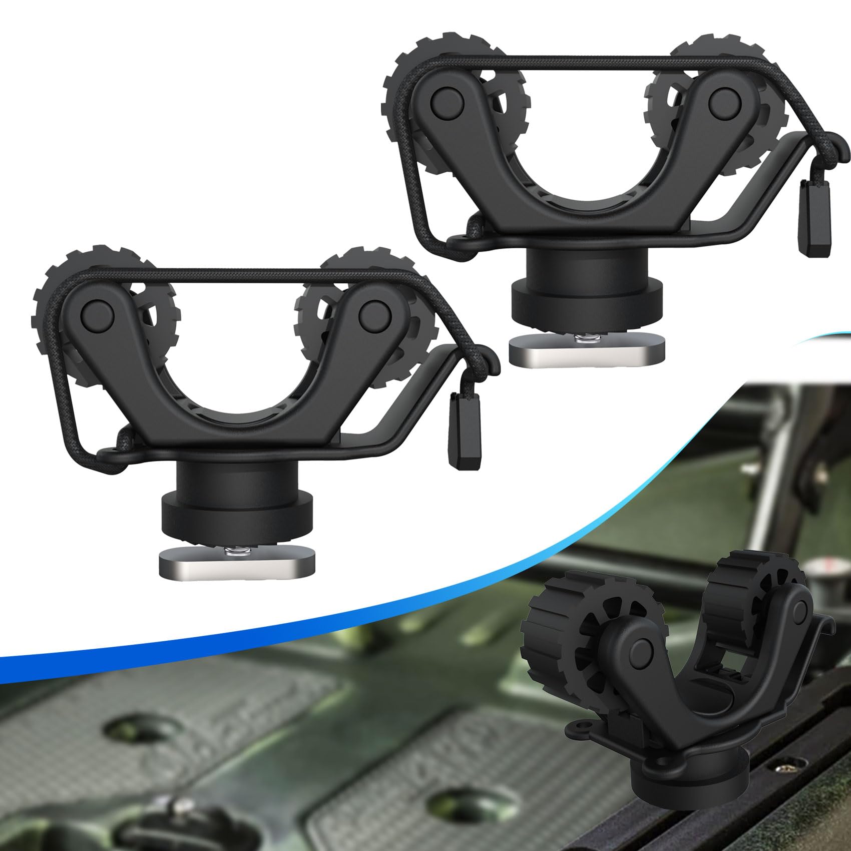 Kayak Rail Paddle Holder Kayak - Fishing Kayak Rod Holder recension och pris
