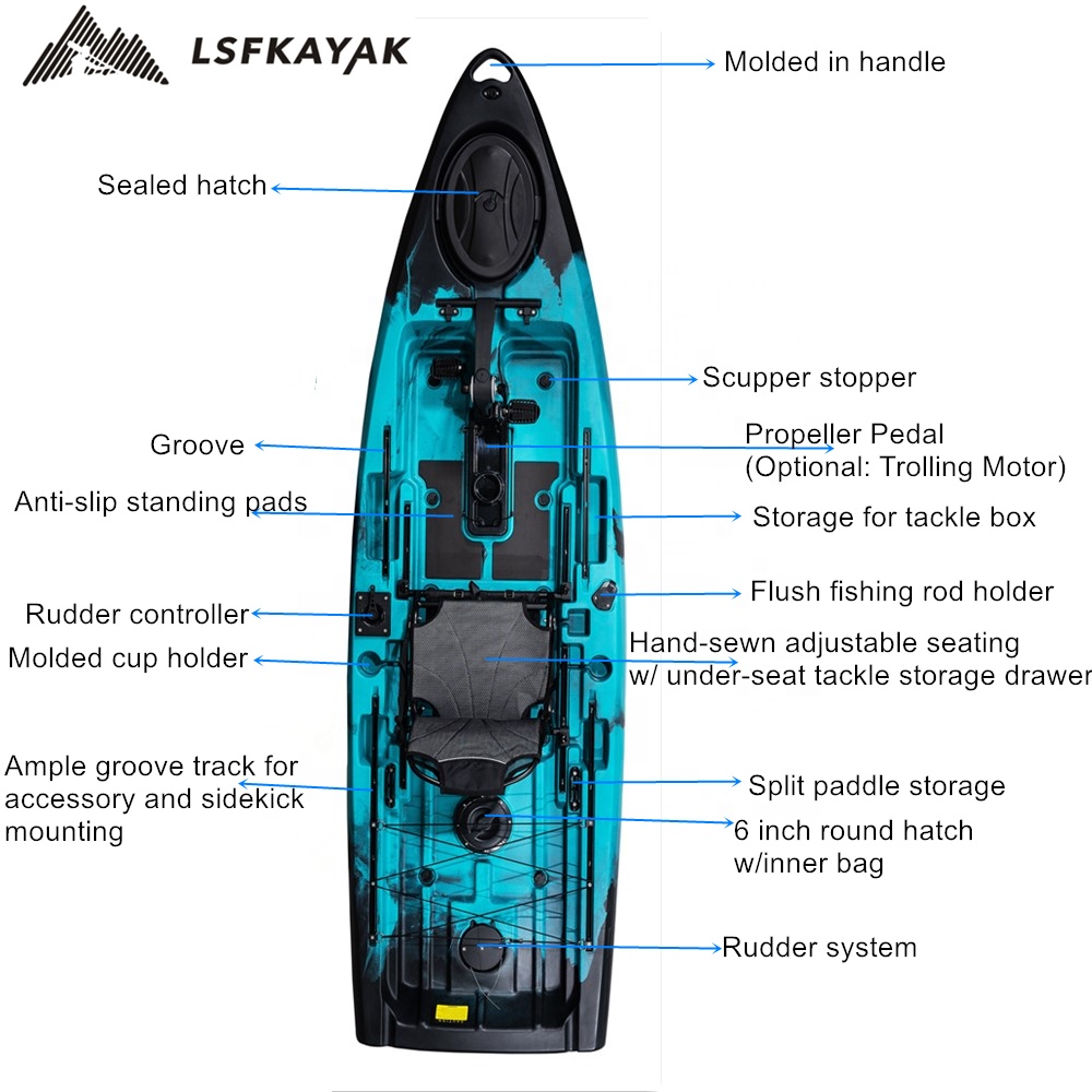Best Fishing Boat 2024 New Exp - Fishing Kayak Pedal Drive recension och pris