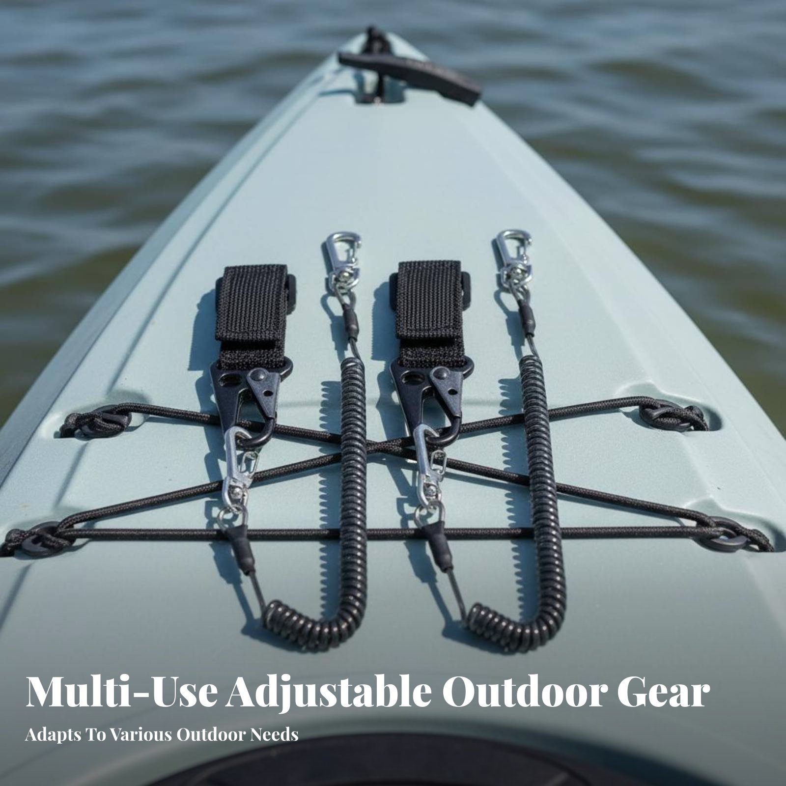 Retractable Rod Leash Adjustab - Fishing Kayak Paddle Leash recension och pris