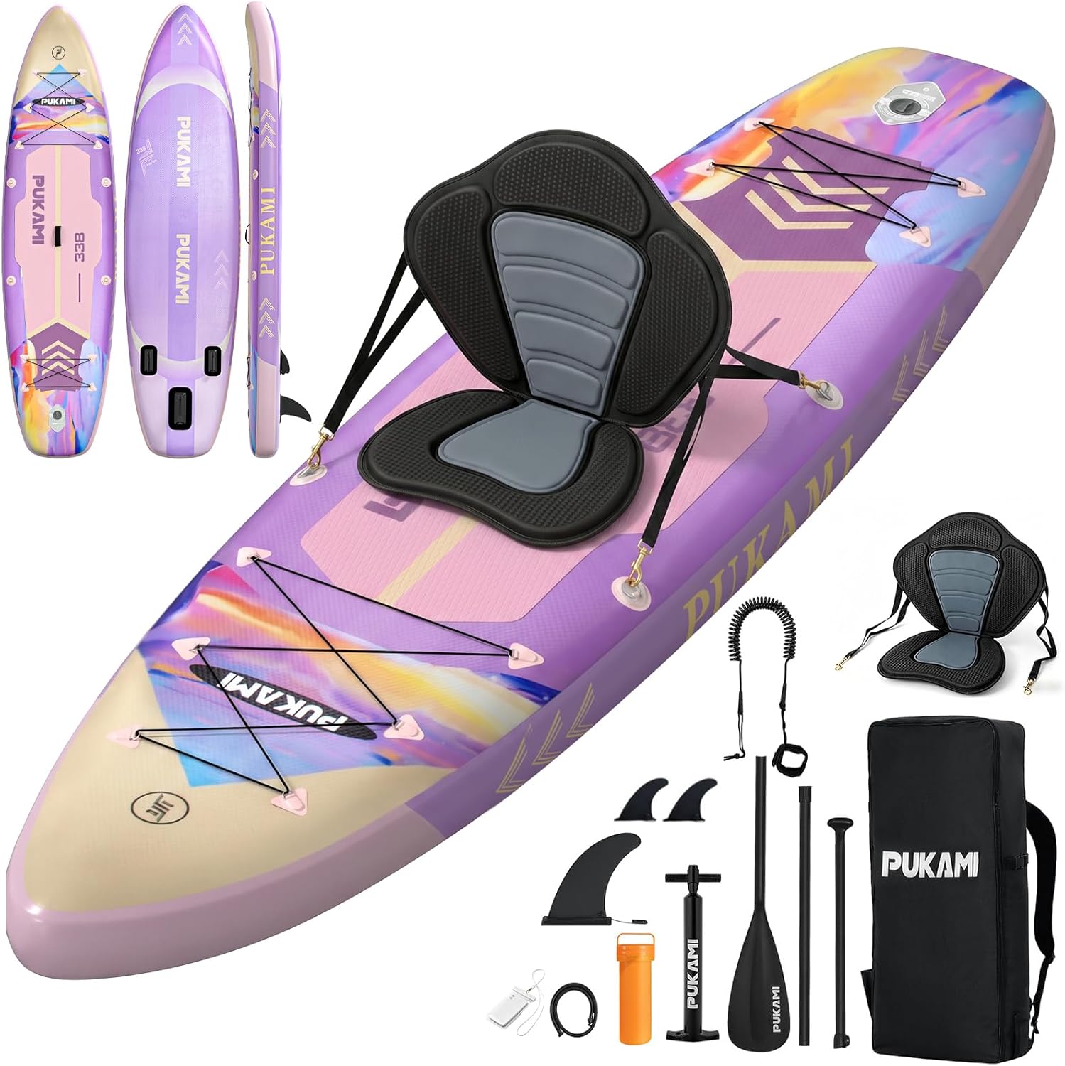 Extra Wide Inflatable Stand Up - Fishing Kayak Seat recension och pris